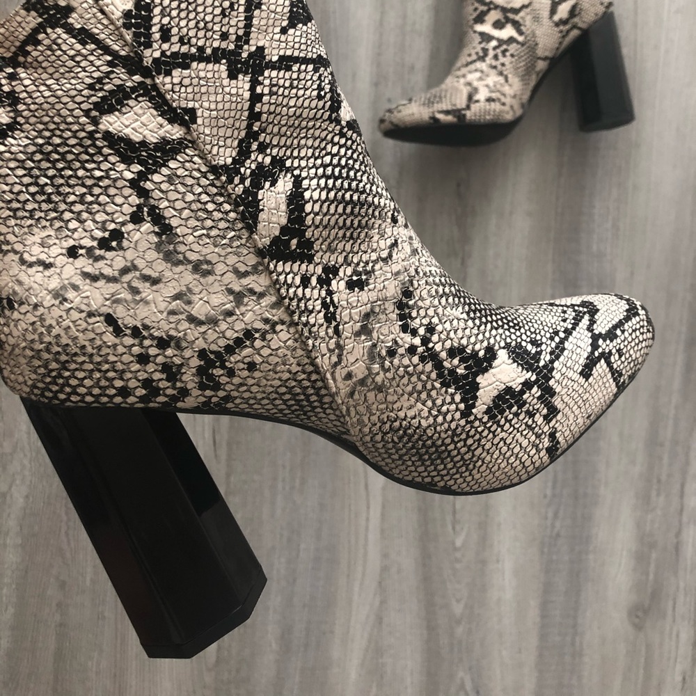 NEW Snake Print Booties